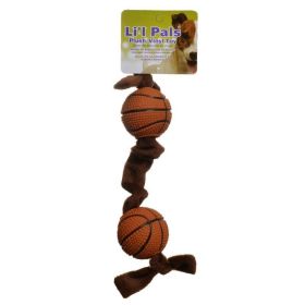 Li'l Pals Plush Basketball Plush Tug Dog Toy Basketball Plush Tug Dog Toy