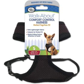 Four Paws Comfort Control Harness - Black - Small - For Dogs