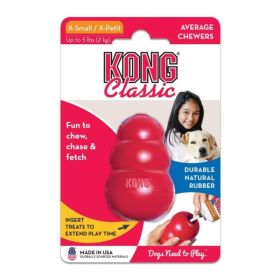 KONG Classic Dog Toy - Red - X-Small - Dogs up to 5 lbs