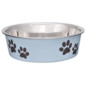 Loving Pets Stainless Steel  with Rubber Base - Small - 5.5" Diameter