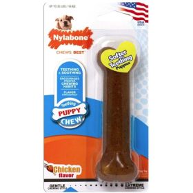 Chicken Flavor Nylabone Puppy Chew Puppy Bone