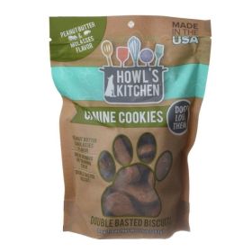 Howl's Kitchen Canine Cookies - Peanut Butter & Molasses Flavor - 10 oz