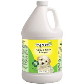Espree Puppy Shampoo with Organic Aloe Vera Baby Powder Fragrance - 1 Gallon