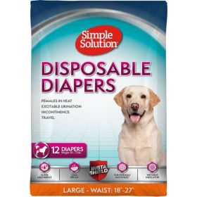 Simple Solution Disposable Diapers - Large - 12 Count