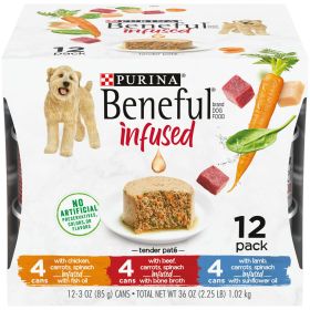 Purina Beneful Real Lamb & Chicken Pate Wet Dog Food