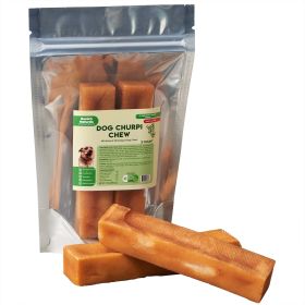 Dog Churpi Chew-100% Natural;  Himalayan Yak Cheese   2 Count;  Medium-5.5 oz