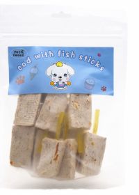Dog Treats Cod With Fish Sticks Pet Natural Chew Treats ,8 oz