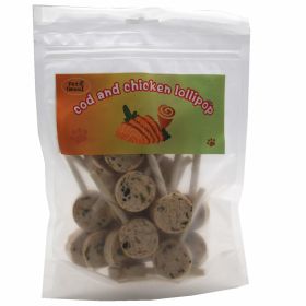 Cod And Chicken Pet Treats  Green Vegetable Pet Food ,Organic Pet Snacks