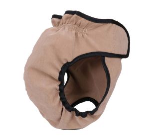 Pet Life Pooper-Dooper Protective, Reusable, And Washable Training Dog Diaper Cover-Up (Color: Khaki)